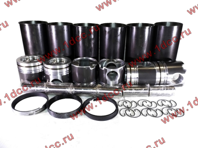 Поршневая группа WD615.47 371л.с. (6 гильз, 6 поршней (0011), 6 пальцев,комплект колец) H2 BOWEI HOWO (ХОВО)  фото 1 Санкт-Петербург