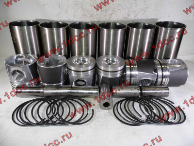 Поршневая группа WD615.95 375л.с. (6 гильз, 6 поршней (...0004), 6 пальцев,комплект колец) H3 HUATAI HOWO (ХОВО)  фото 1 Санкт-Петербург