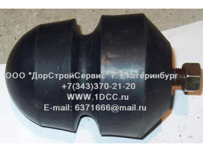 Отбойник рессоры передней круглый с болтом H2/H3 HOWO (ХОВО) WG9725521210 фото 1 Санкт-Петербург
